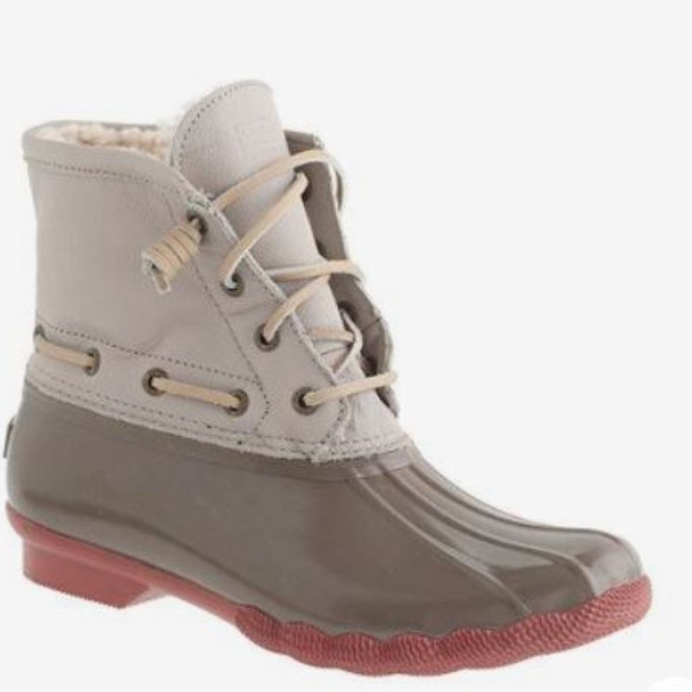 Women's Sperry Top-Sider for J.Crew Saltwater Duck Boots Size 8 Medium